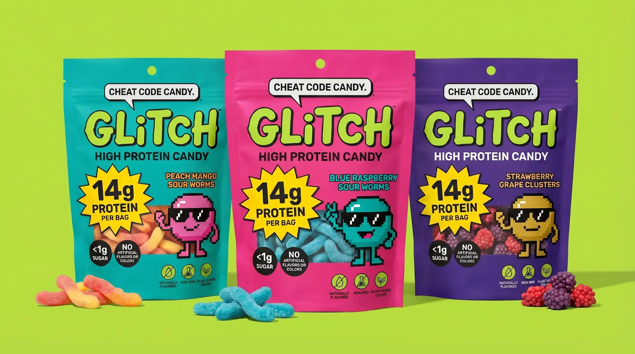 GLiTCH Candy Product Lineup